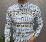 Men's Printed Spread Collar Casual Shirt Multicolor